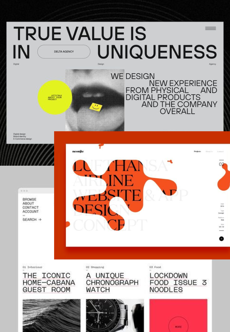 Moodboard for the new CCI Institute Website