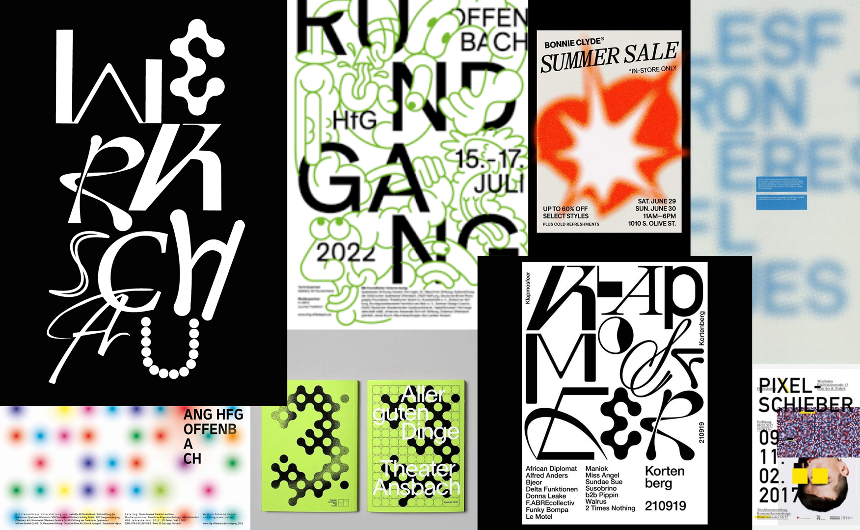 Moodboard of the Werkschau
